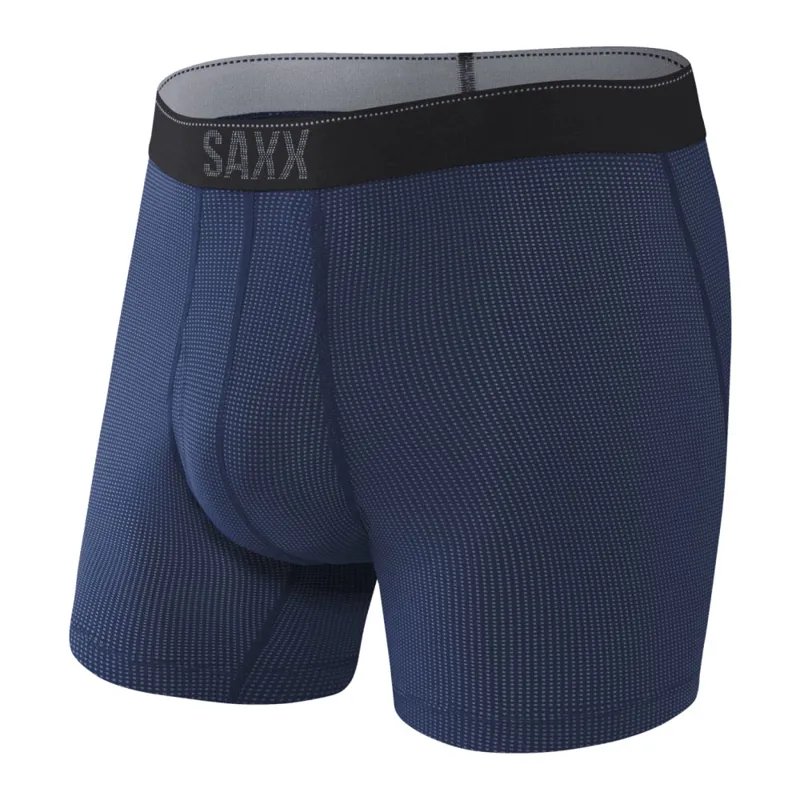 Saxx Quest Boxer Brief Fly Midnight Blue L